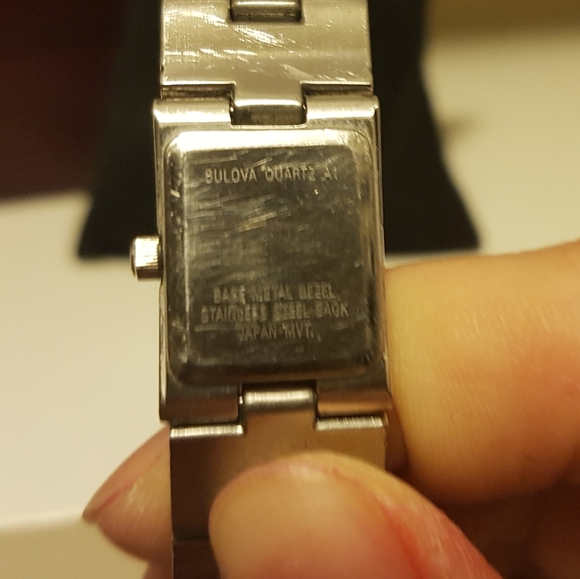 Bulova A1 watch lined with diamond chips - Picture 2 of 4